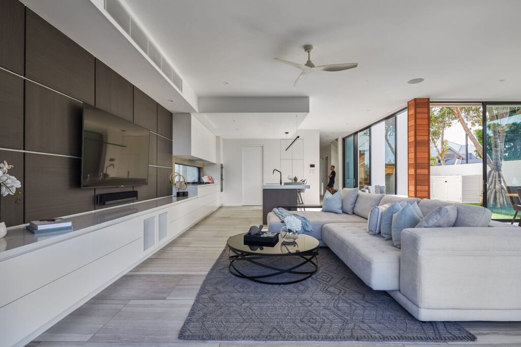 Ducted system install in a high end build on the Gold Coast