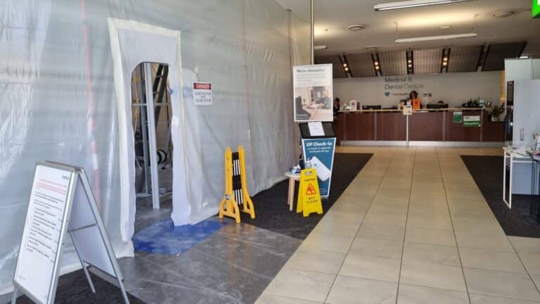 Commercial ducted system upgraded by our team at the Toowoomba Medical Centre
