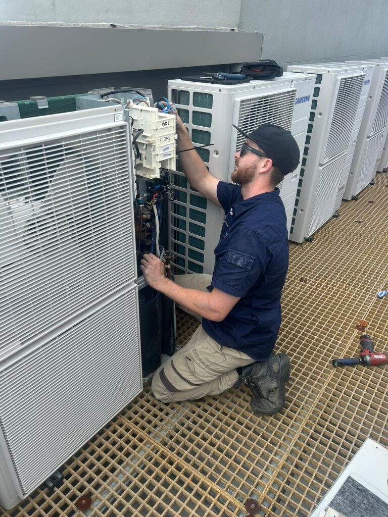 Mitch doing some quick troubleshooting