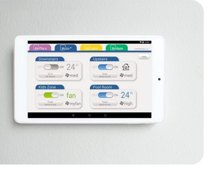 MyAir5 controller panel